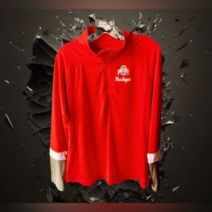 NWT Ohio State 1/4 Zip Dri-fit Style Pullover Unisex XL
